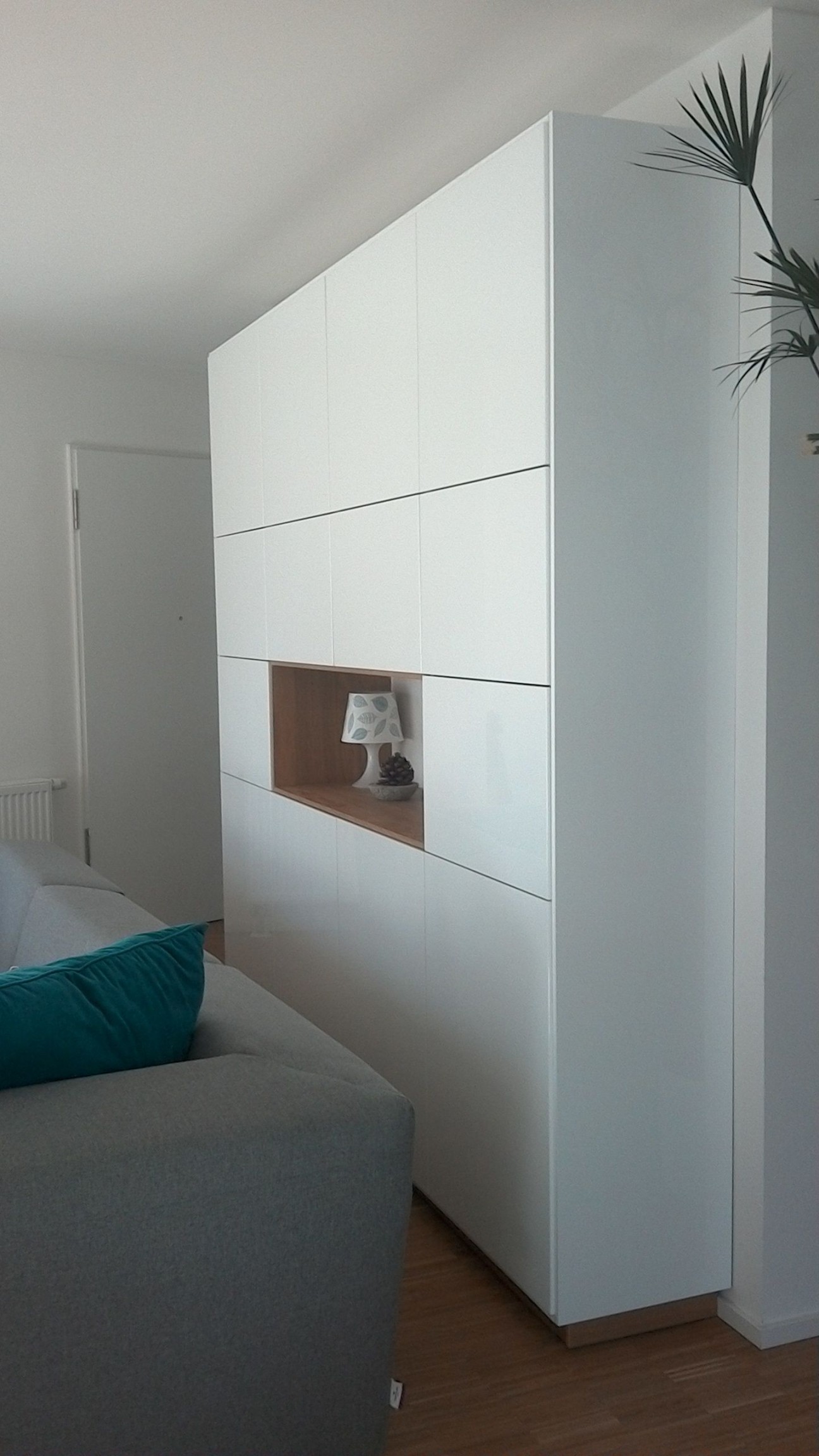Ikea Method Ringhult plus Hyttan als Wohnzimmerschrank